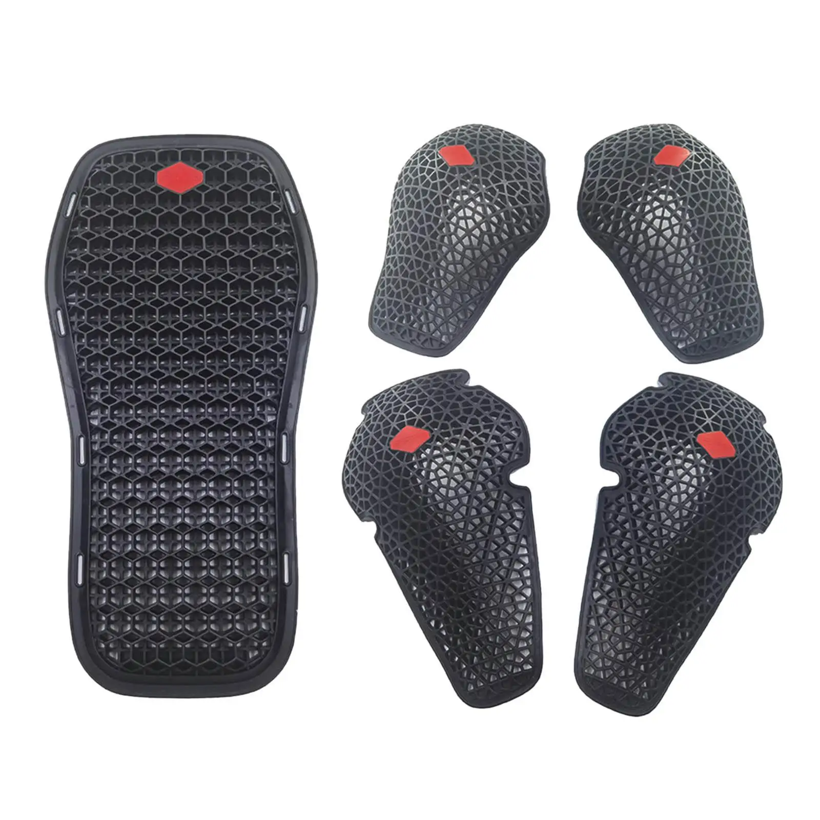 5Pcs Motorcycle Armor Protector Cycling Breathable Equipment Protector Kit