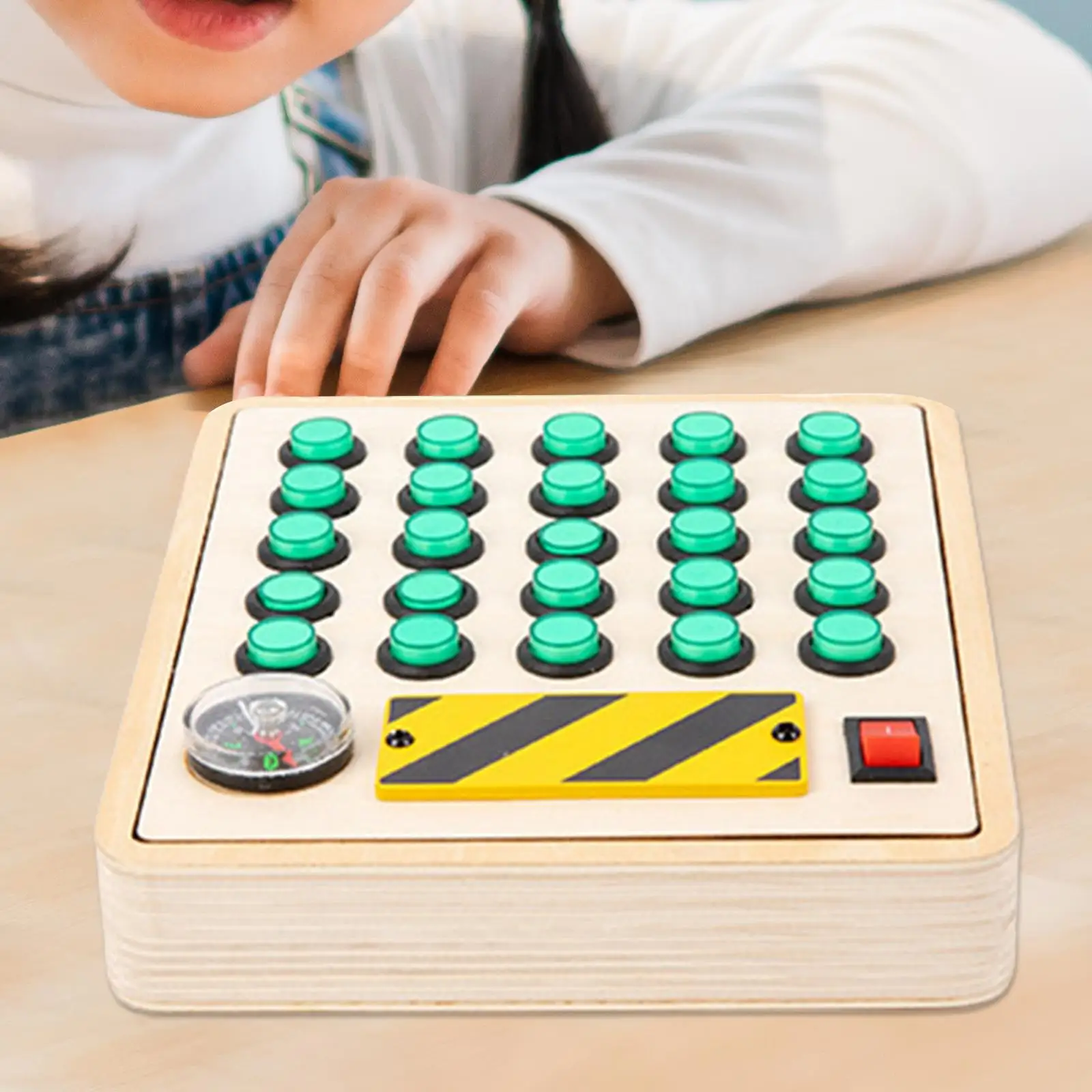 Montessori Switch Button Educational LED for Daycare Kindergarten Girls Boys