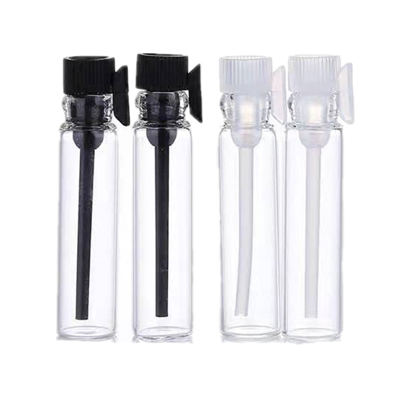 Best of 100PCS / LOT 0.5 1 2 3ml Clear Transparent Glass Essential Oil Perfume Drop Stick Sample Bottle Reviews & Tips