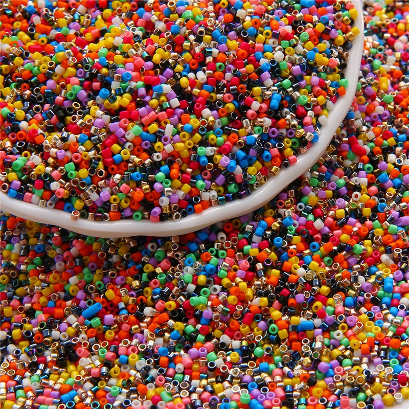 2mm Glas Seed Bead Lose Spacer Tschechische Perle Für Schmuck Machen Armband Halskette Ohrringe Zubehör Perlen Material – Detail 1