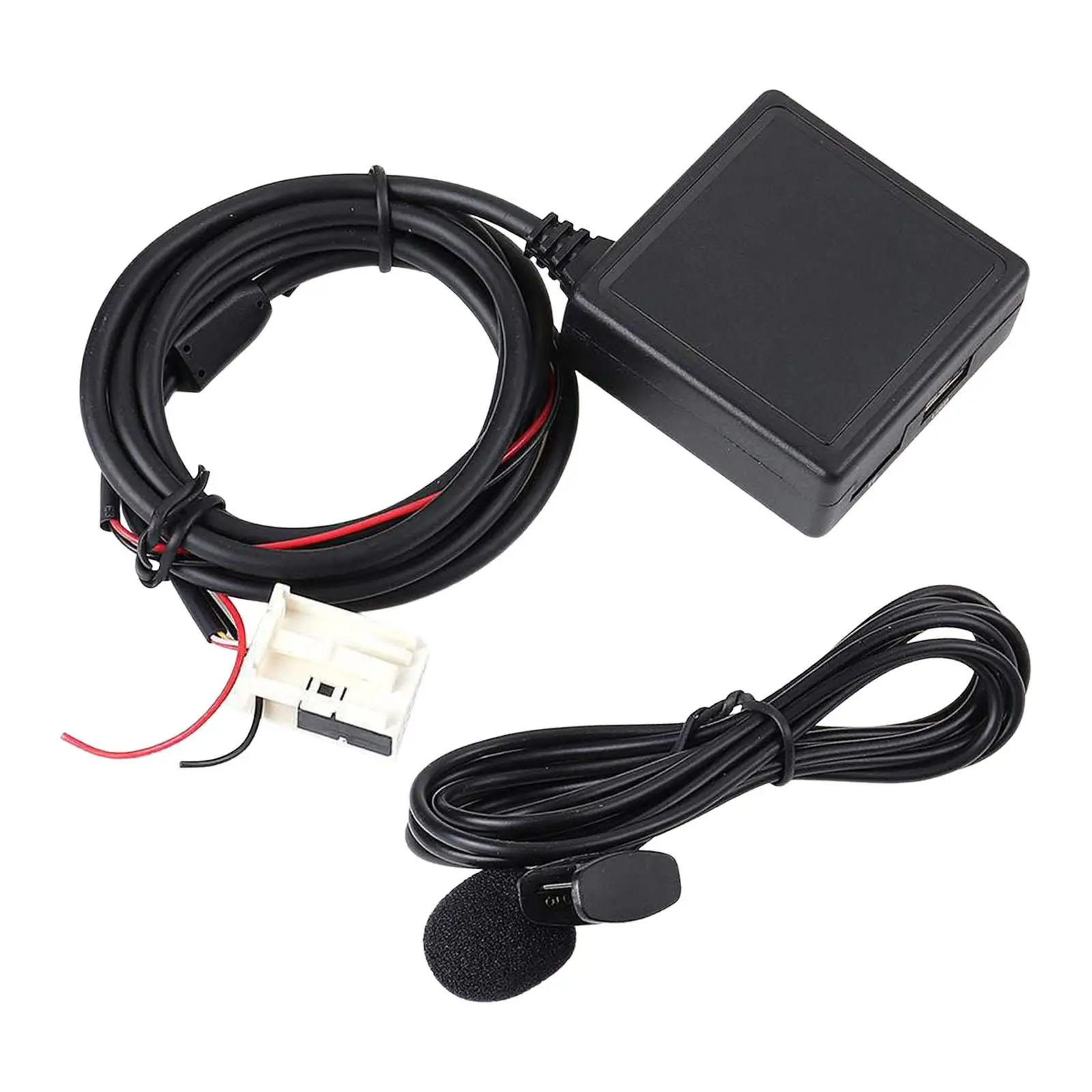 Car Audio Adapter Cable with Microphone Module for E90 E91 E92 E66