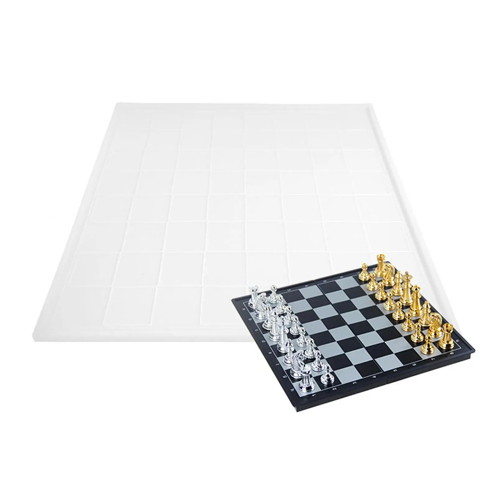 Epoxy Resin Coaster Silicone Trays International Chess Board Checkerboard Casting for