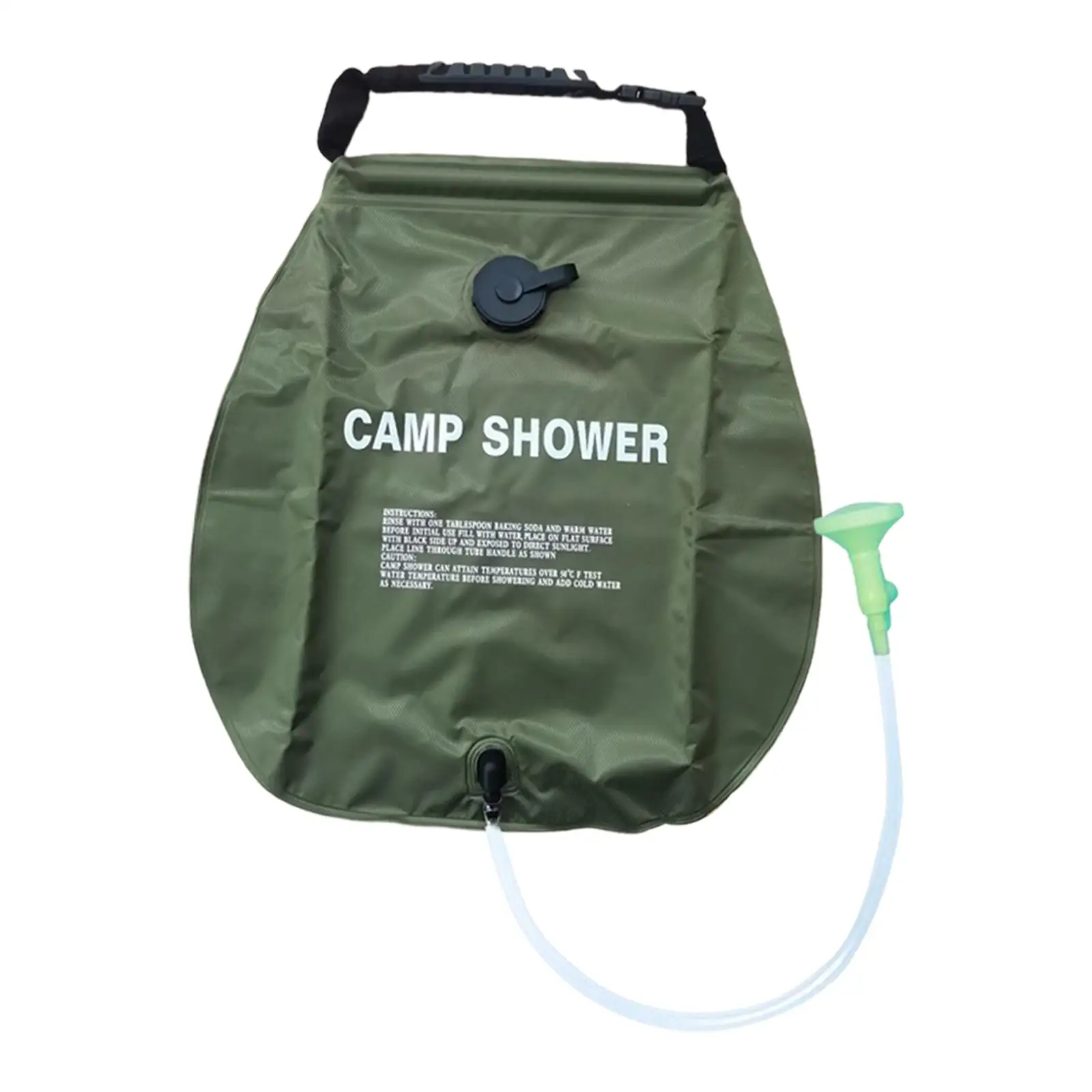 Solar Shower Bag 5 Gallon Durable with Exterior Pocket for Traveling Summer