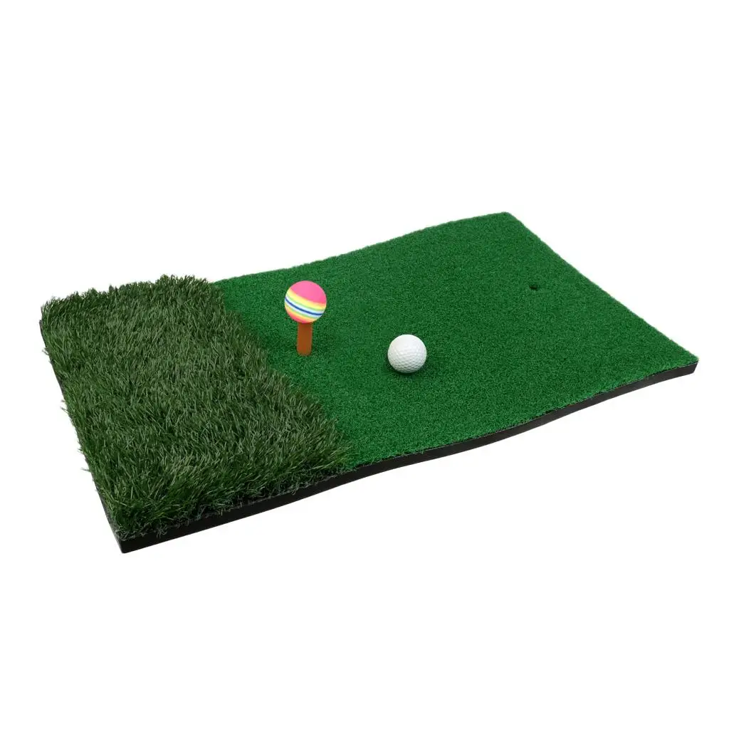 Home Backyard Golf Mat Golf Training Hitting Pad Golf Practice Mat Green A