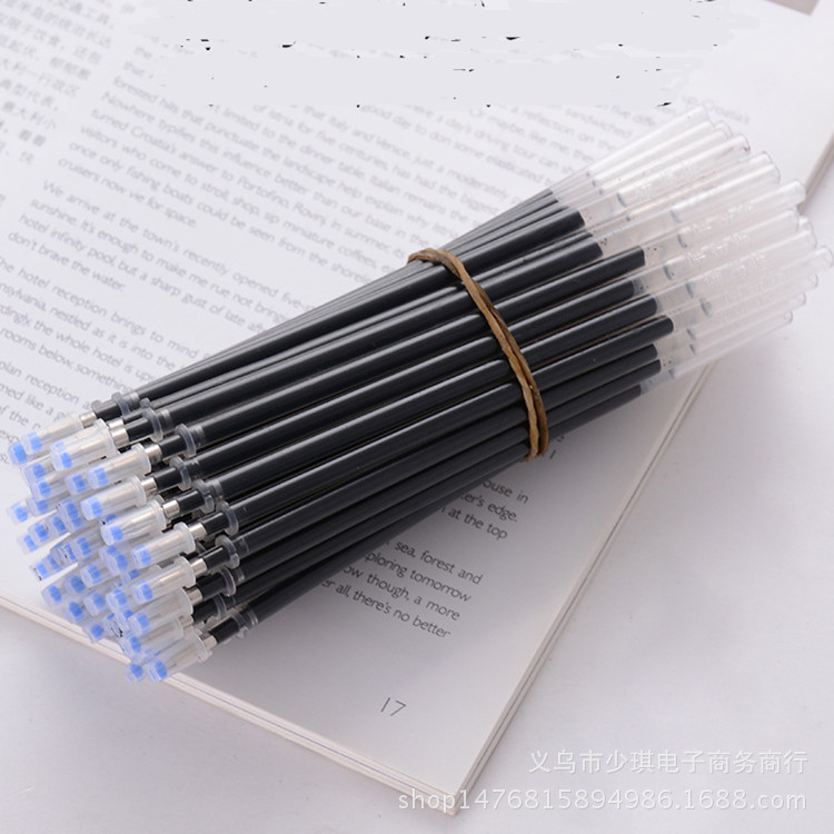 10/20/30 pcs/set 0.5mm Gel Pen Refills Red Blue Black Ink Stationery Writing Supplies Office Signature Rods Office School Needle