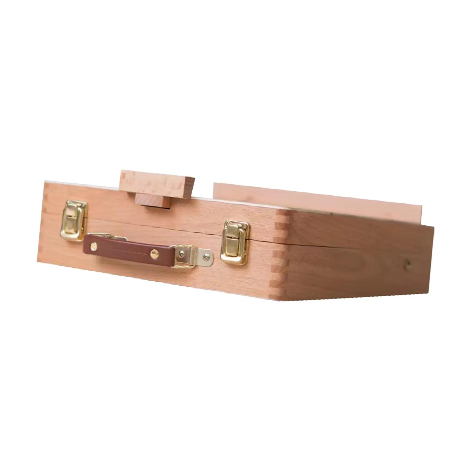 AOOKMIYA Wooden Art Easel Box Portable Wood Tabletop Easel Sketch Box
