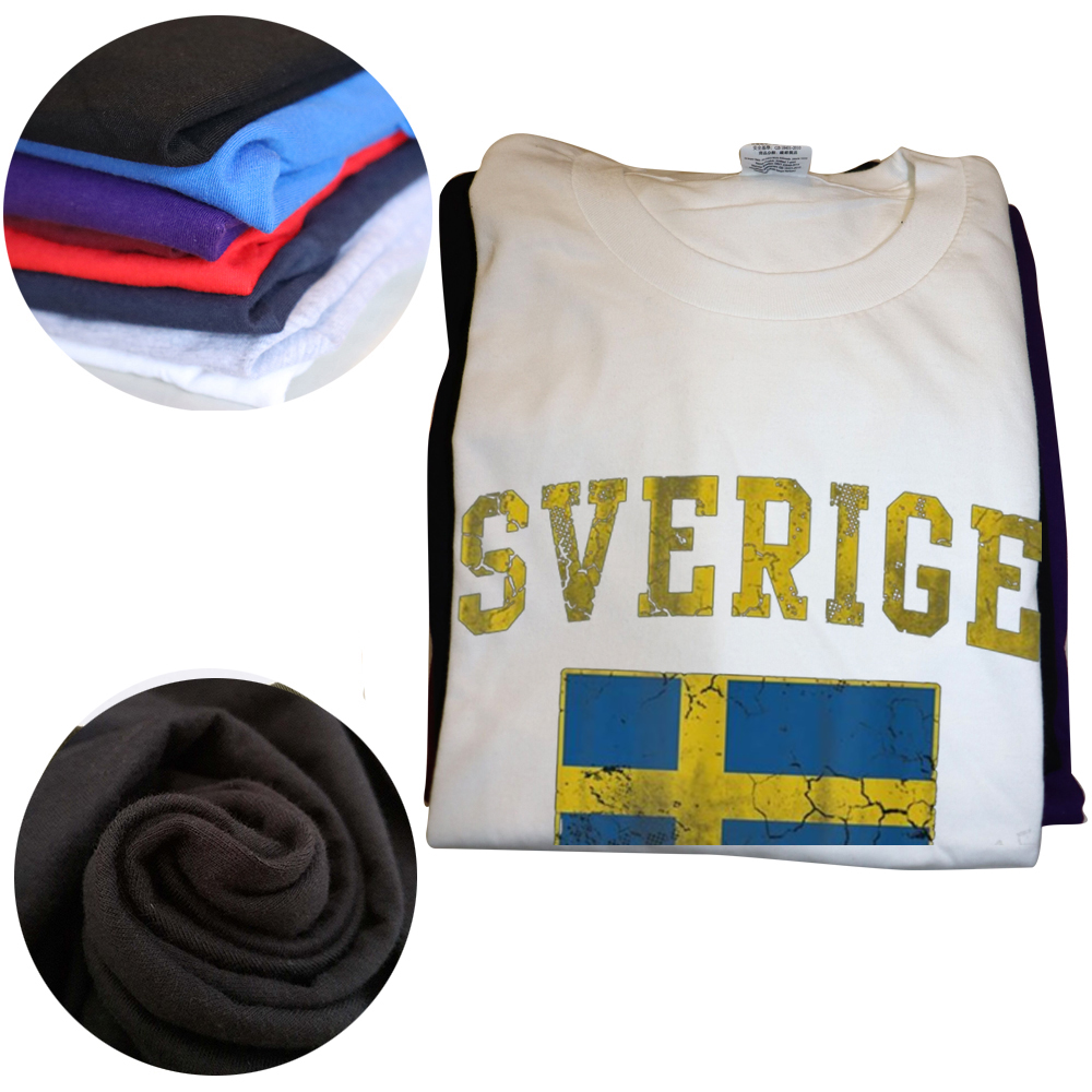 Lustige Vintage Sverige Schweden Flagge T Shirts Baumwolle Streetwear Kurzarm Geburtstag Geschenke Sommer Stil T-shirt Herren Kleidung – Detail 4