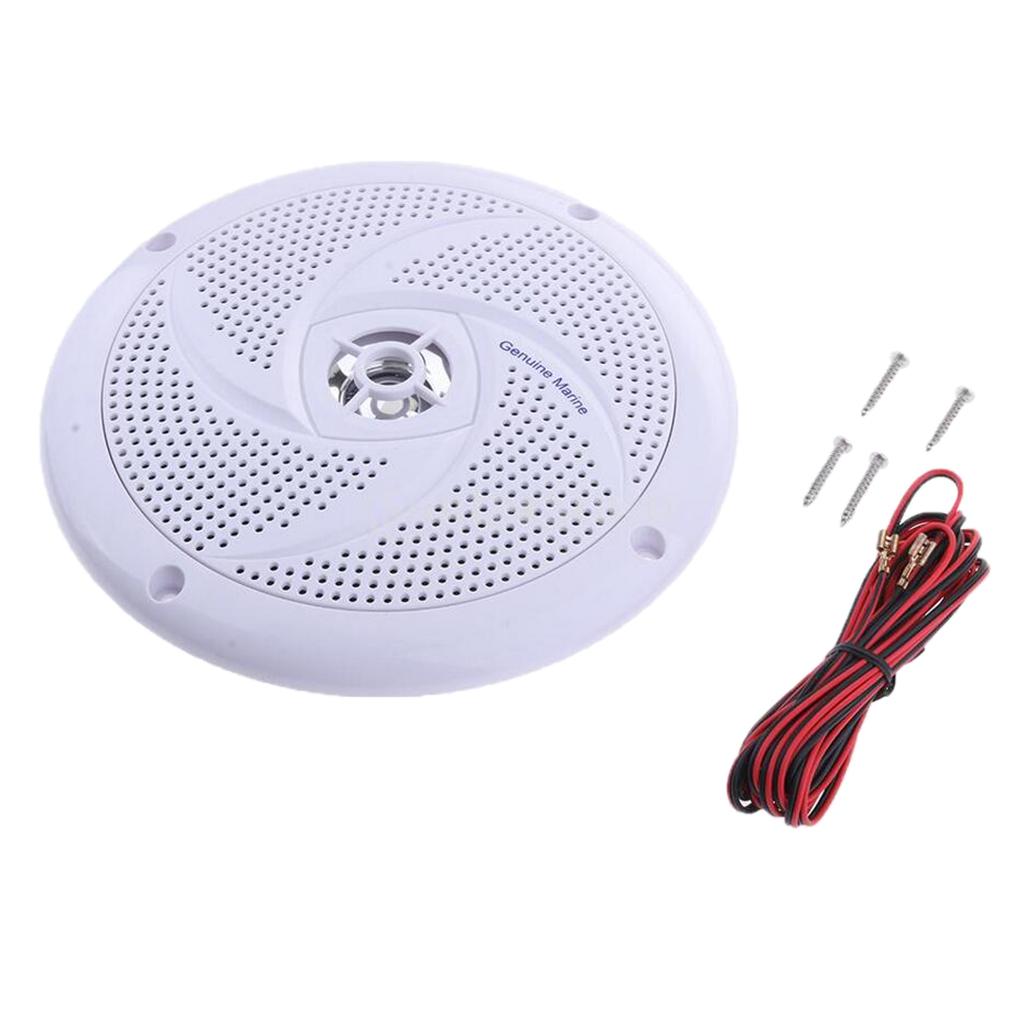 6.5 Inch Marine Stereo Boat Speakers Amplified  Stereo Sound Weather