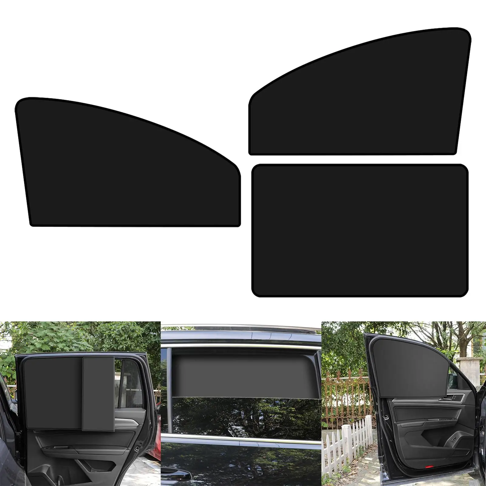 Universal Magnetic Car Window Sunshade Blackout Maintains Car Interior Temperature Sun Shade Covers for Camping Baby