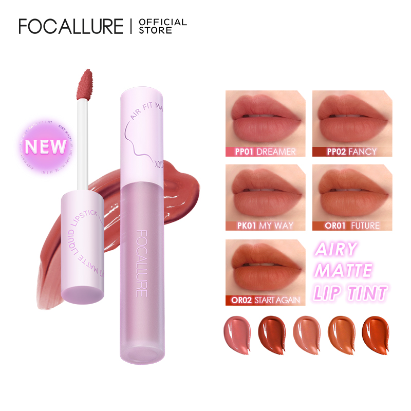 Best of FOCALLURE Airy Matte Liquid Lipstick Waterproof Longlasting Lightweight Lip Gloss Non-stick Cup Velvet Lip Tint Makeup Cosmetics Reviews & Tips