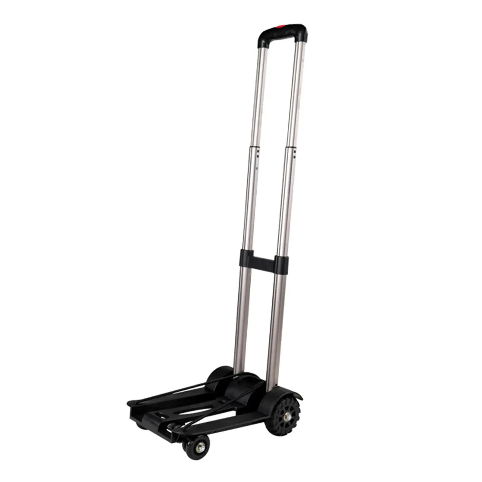 Folding Hand Truck Folding Hand Cart 40kg Load Capacity Furniture Wheel Trolley for Travel Shopping Moving