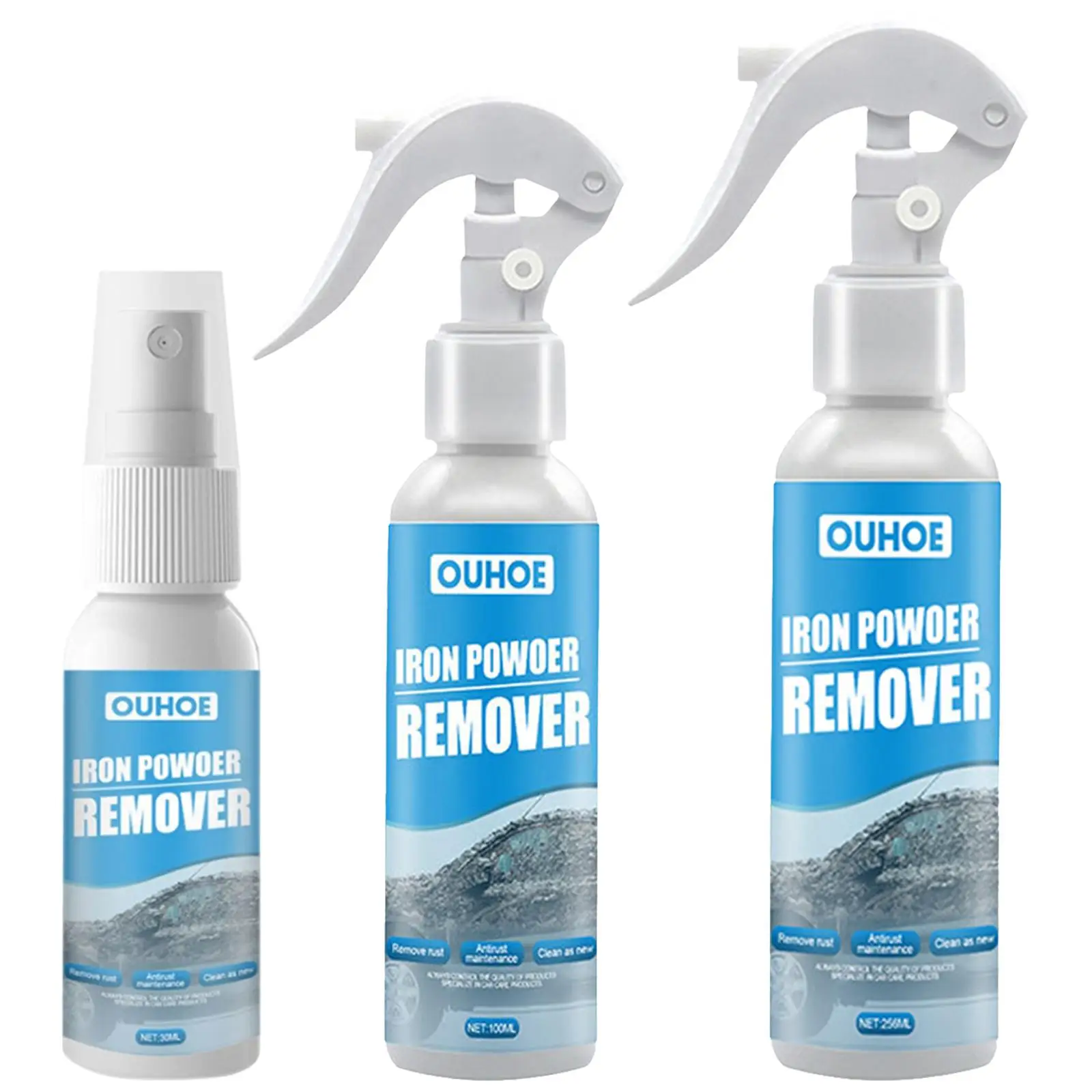 Rust Remover Spray Car Maintenance Rust Inhibitor Derusting Spray Fit for Cleaning Tool