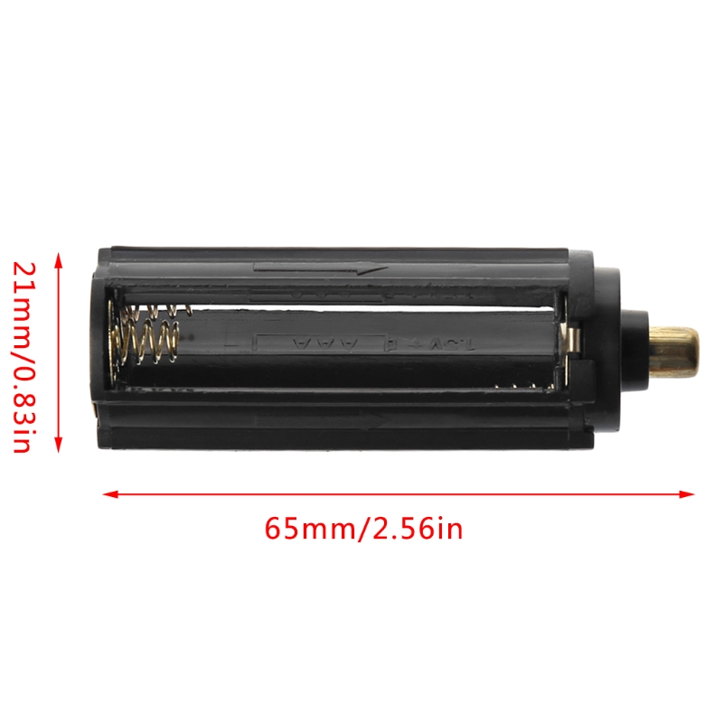 Zylindrischen Typ Kunststoff Batterie Halter Für 3x AAA Zu 18650 Batterie Converter – Detail 4