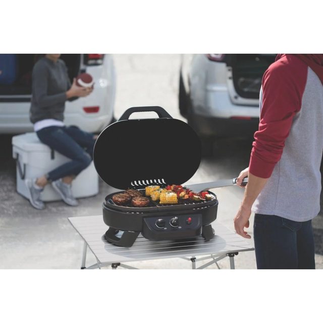 Coleman Roadtrip 225 Tabletop Propane Gas Grill Camping Grill Gas Grill Bbq Grill Outdoor Smoker Charcoal Grill Black AliExpress