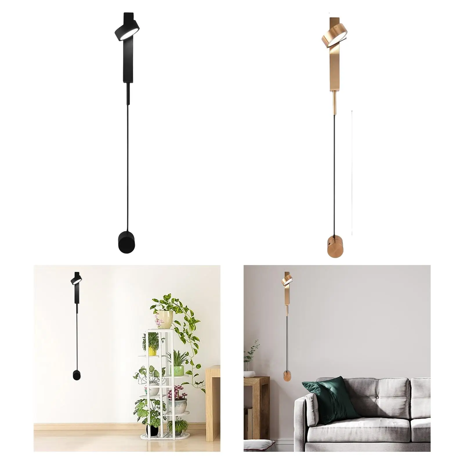 Nordic Wall Lamp Decorative 180° Adjustable Angel Creative Energy Saving Modern Wall Lamp Light for Bedroom Entrance