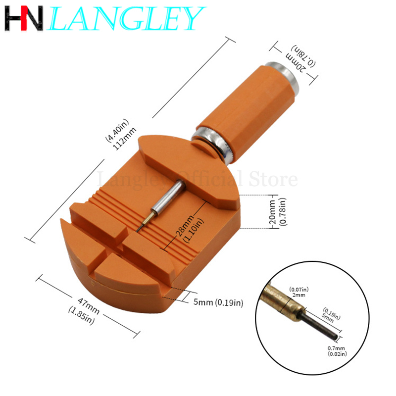 Uhr Armband Armband Link Pins Remover Teller Opener Reparatur Tools Kit für Uhrmacher Männer Frauen Uhr Einstellung Heißer Verkauf – Detail 6