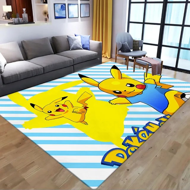 Pikachu Moves|pikachu Anti-slip Mat - Pokemon Home Decor Floor 