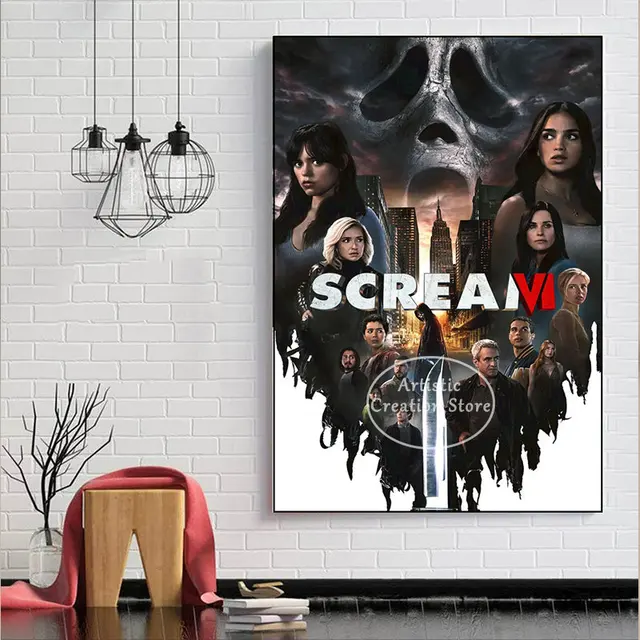 Scream 6 (2023) Movies Poster Wall Art Decor Home Print Full Size #2