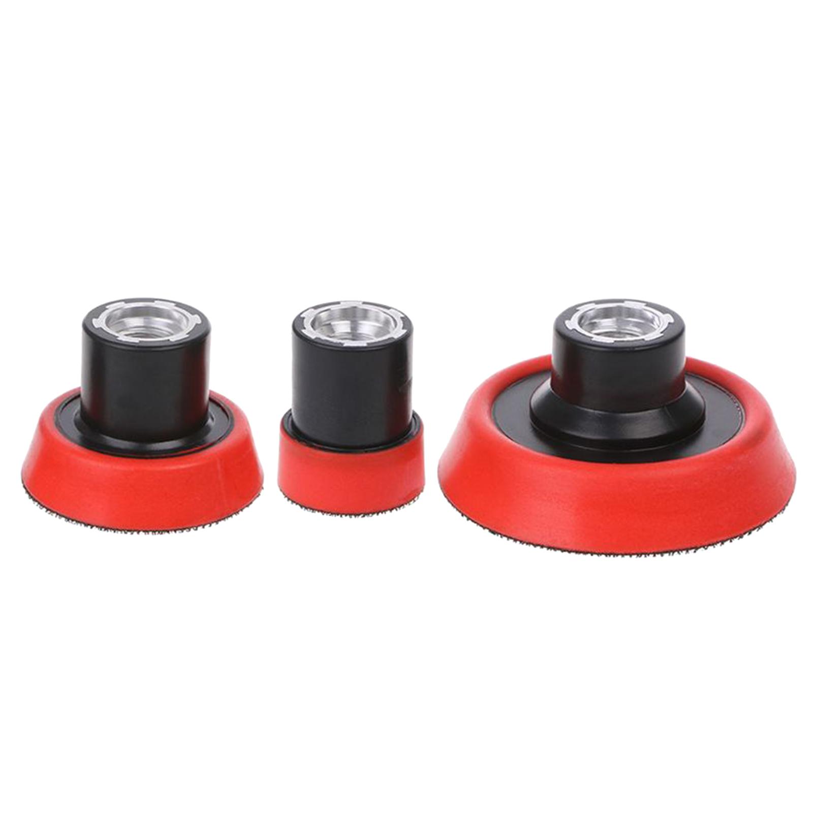 3 Pieces Backing   Accs Buffering Backer Set Tools Durable M10 Polisher