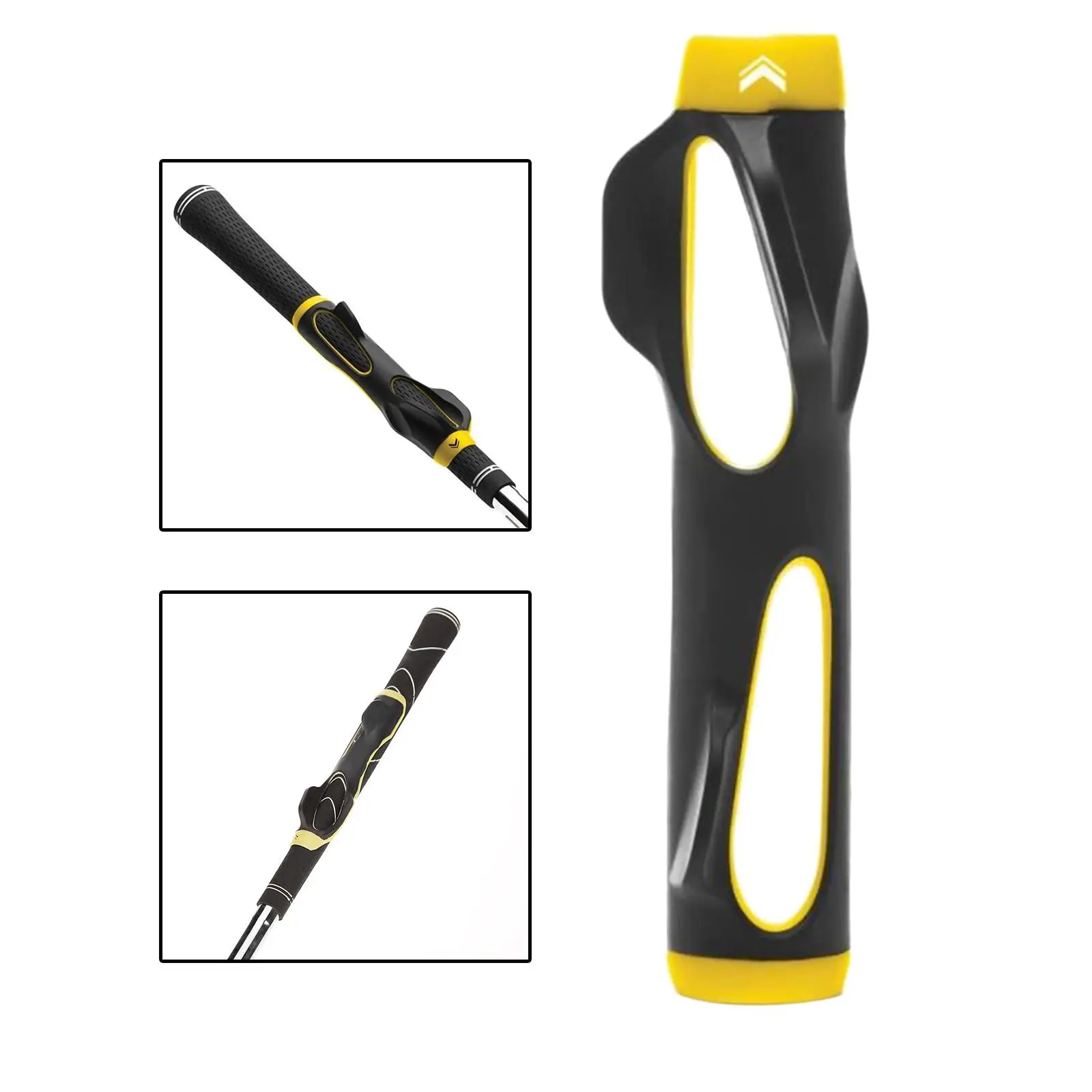 Portable Golf Swing Training Grip Auxiliary Corrector Golf Swing Trainer Tool for Exercise Indoor Outdoor Golf Club Equipment