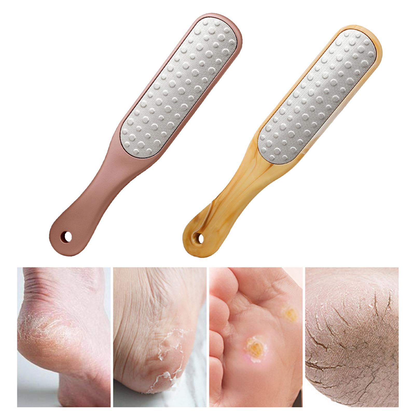Foot Scrubber Double Side Pedicure Tools Portable Manual Foot Plate Foot Grinder for Dead Dry Skin Hard Skin Exfoliate Calluses