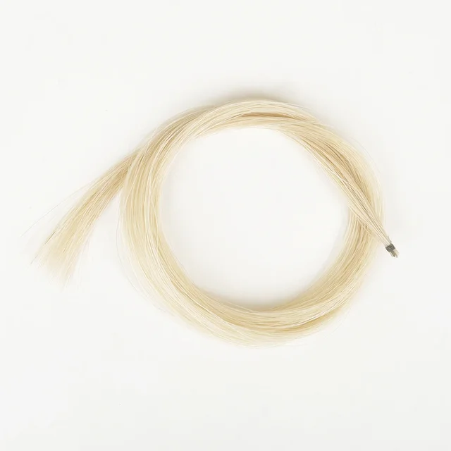Crin De Cheval Naturel Pour Archet Violon 4/4 - Longueur 74cm, Couleur écru - Remplacement