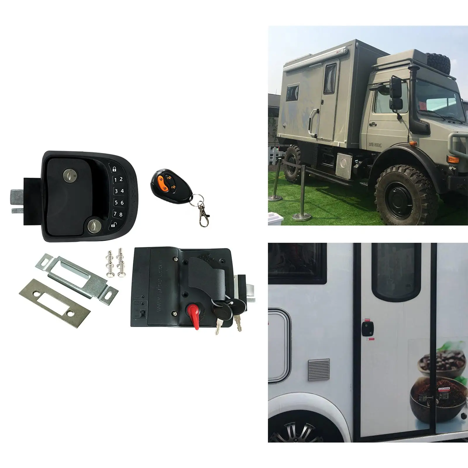 RV Door Locks for Travel Trailers Easy to Install for Door Durable