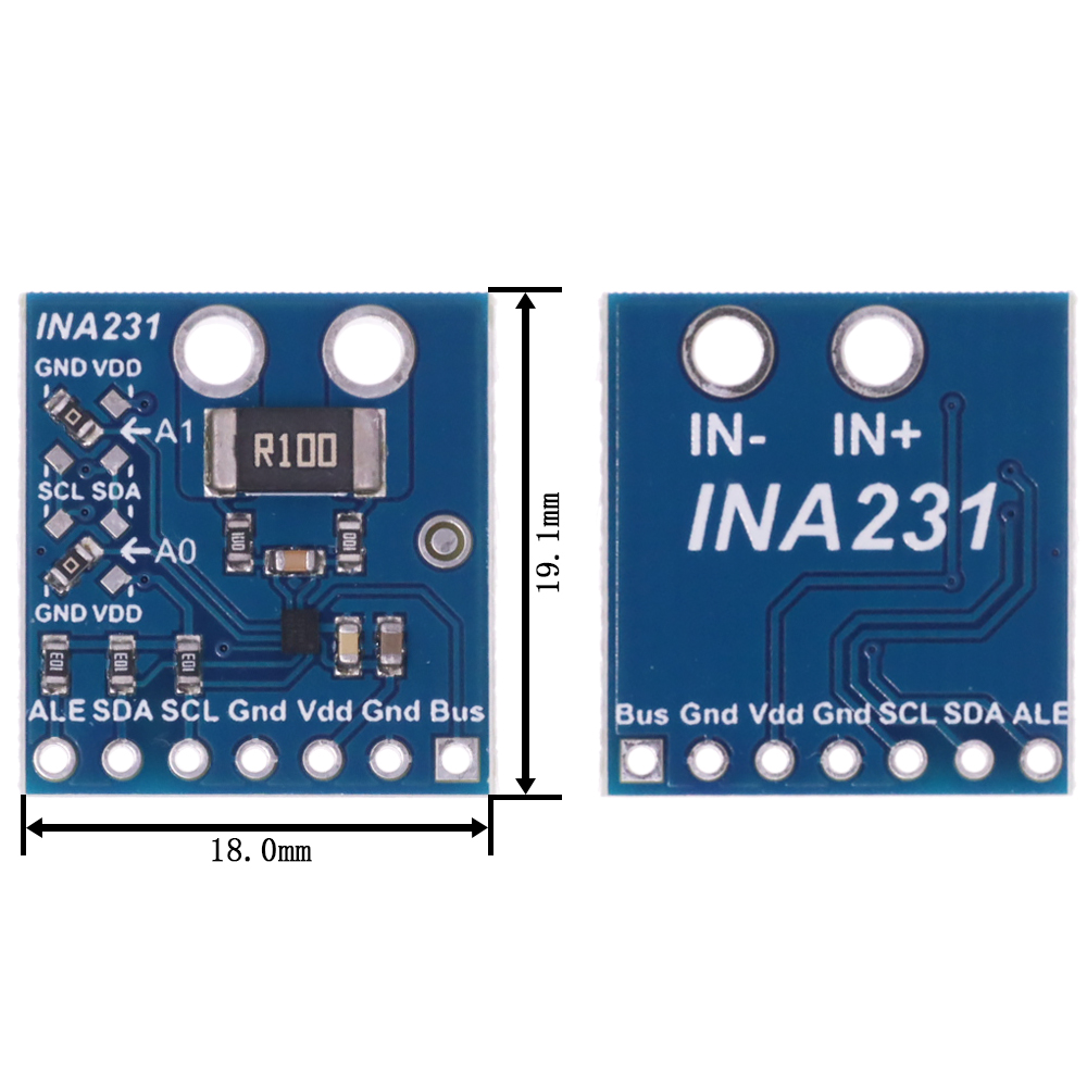 alarme, bidirecional, INA226, INA231, 36V, I2C