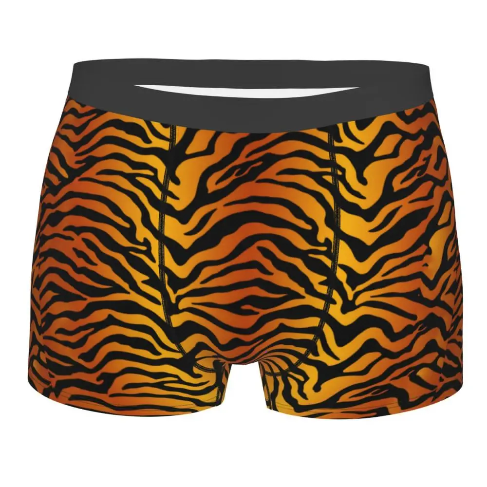 mens boxers with pouch Men's Cat Tiger Stripe Exotic Animal Print Underwear Novelty Boxer Shorts Panties Homme Breathable Underpants best men's briefs