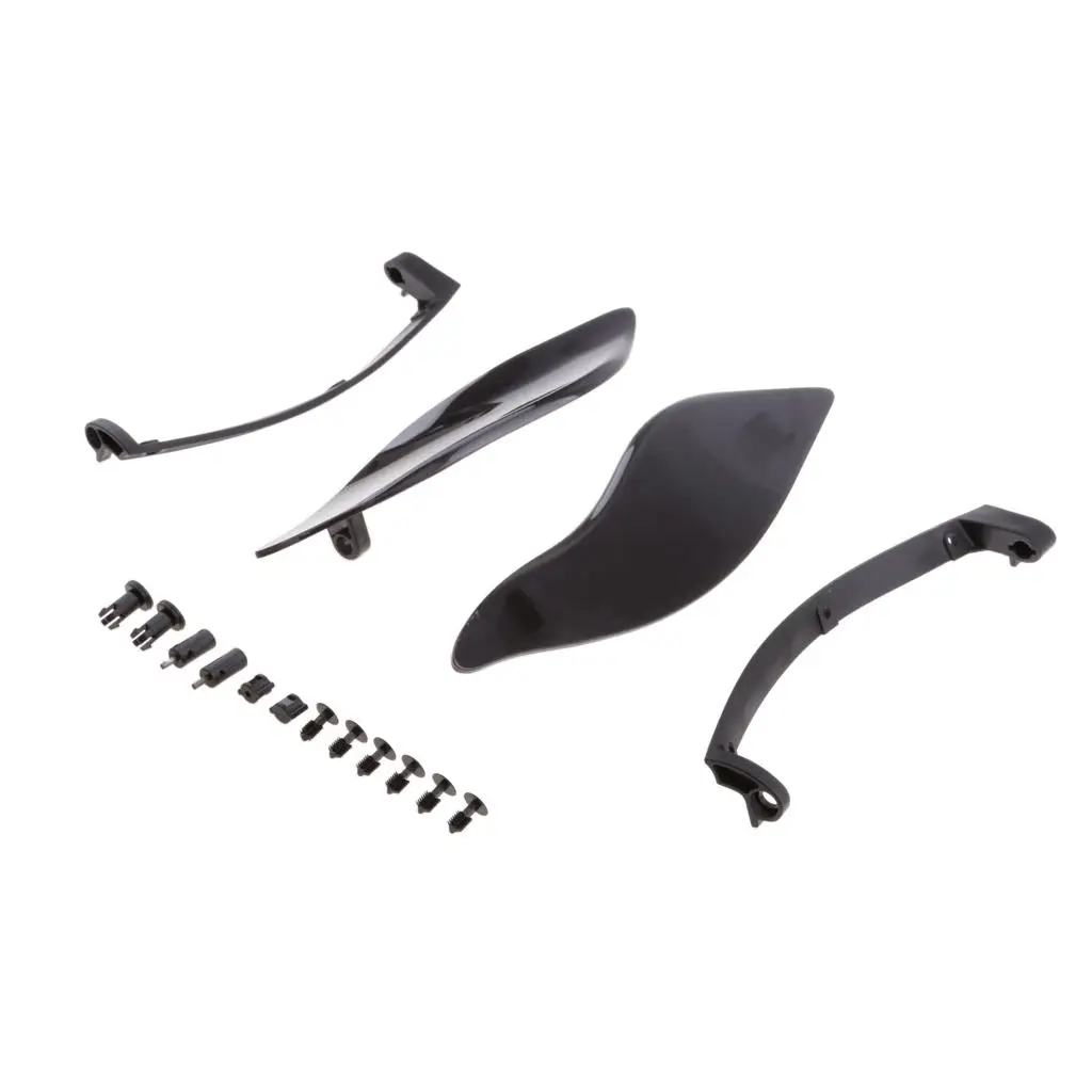 Smoke Upper Outer Fairing Side Air Deflectors For   Touring 14-16