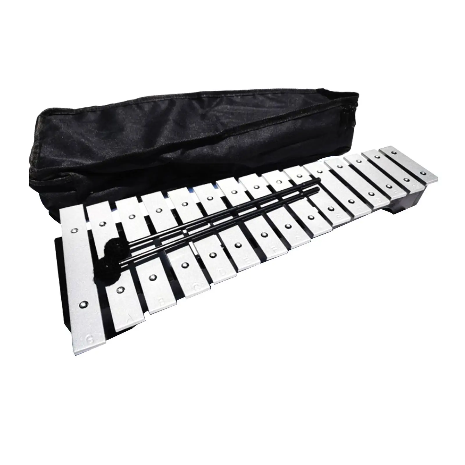 15 Note Metal Xylophone Glockenspiel Xylophone for Kids and Adult Stage Band