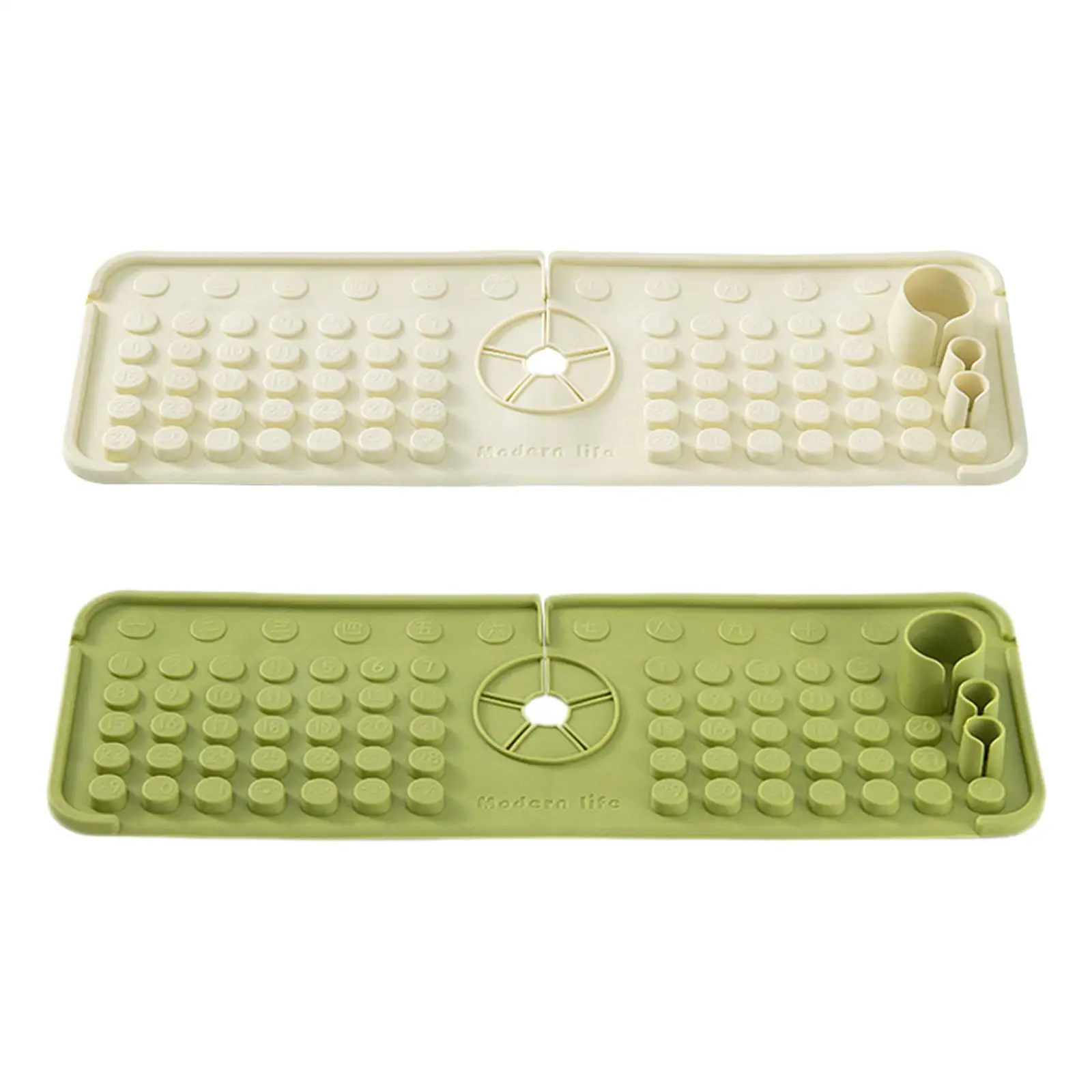 Faucet Water Catcher Mat Kitchen Sink Splash Mat for RV Hotel Bathroom