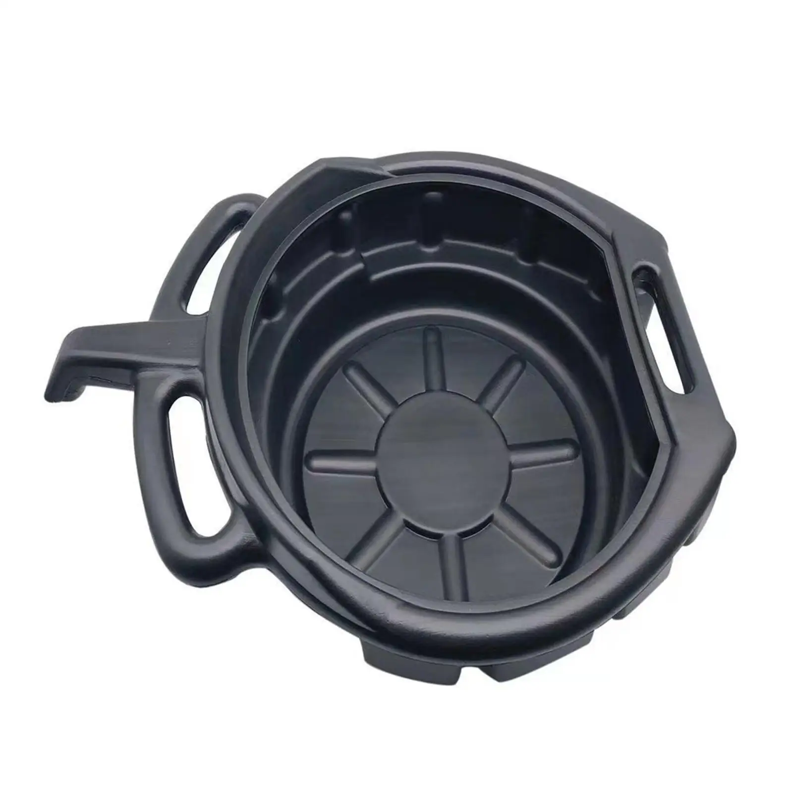 Oil Drain Can Leak Easy to Use PP Durable Garage Tool Fluted Collect Pan for Truck Car Fuel Fluid Garage Tool Garage