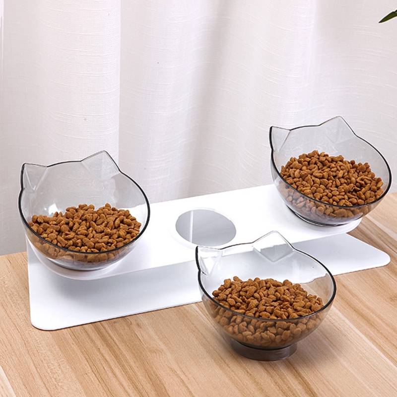 Title 8, Cat Dog Feeding Dish Bowl 15° Tilted Food Drink...