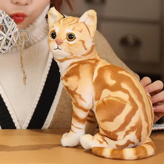 Simulation 3D Print Fox Cat Plush Throw Pillow Vivid Cat Stuffed Animal  Raccoon Plushies Doll Cushion Anime Soft Kids Toys Decor - AliExpress