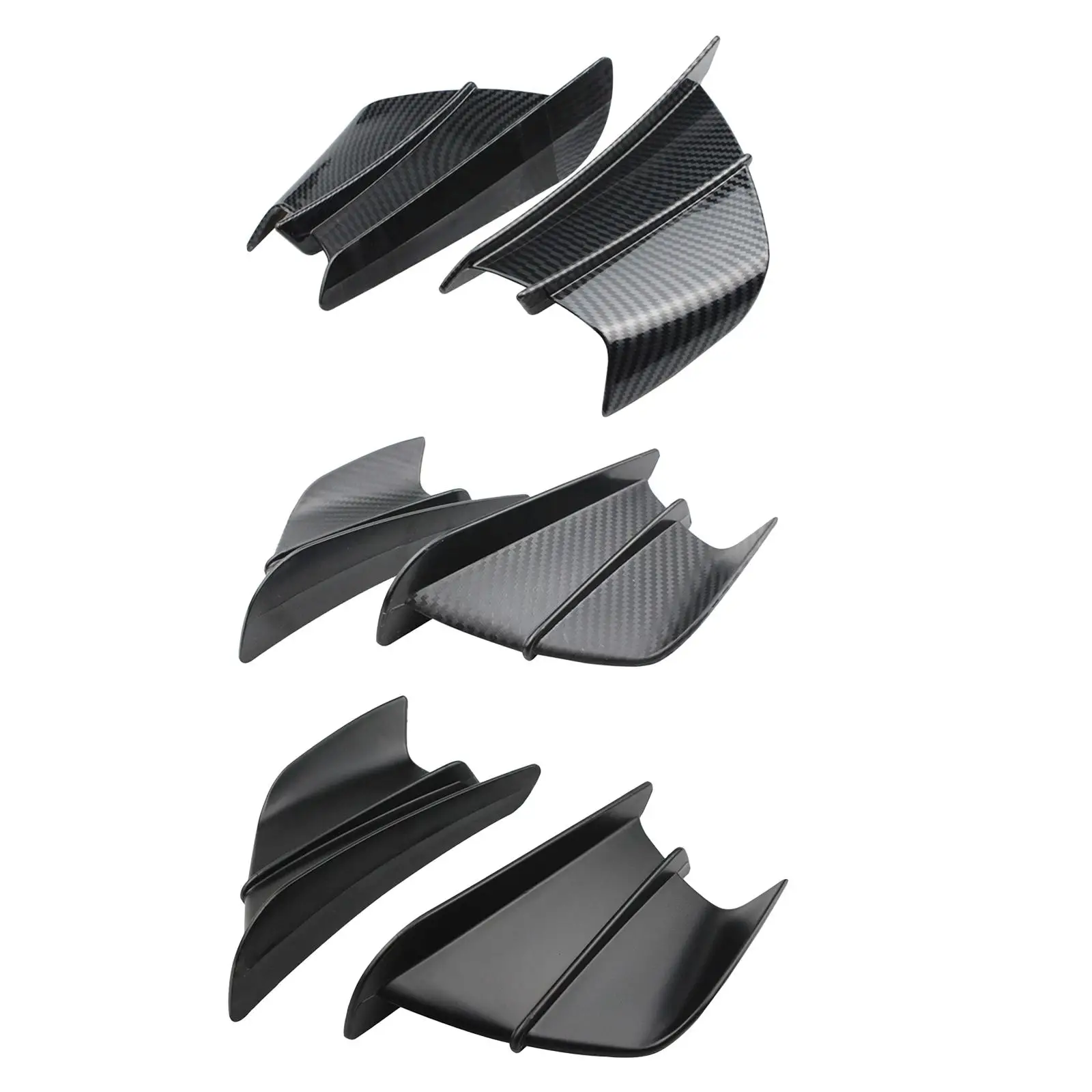 2pcs Front Motorbikes Universal Motorcycle Winglets Accessories Parts for/H2R for V4 1299 for R1 All Motorcycles