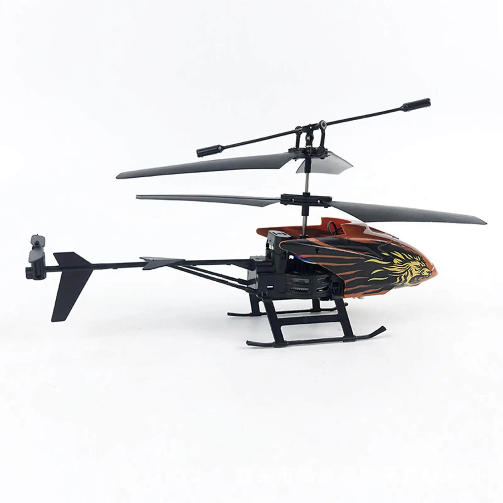 Mini RC Helicopter 2-Channel Flying Plane Anti-Drop for Kids Easy to Fly