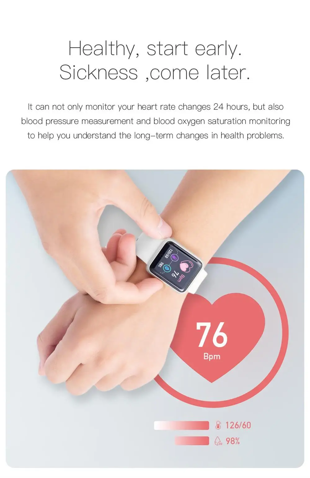 D20 Pro Smart Watch Y68 Bluetooth Fitness Tracker Sports Watch Heart Rate Monitor Blood Pressure Smart Bracelet for Android IOS