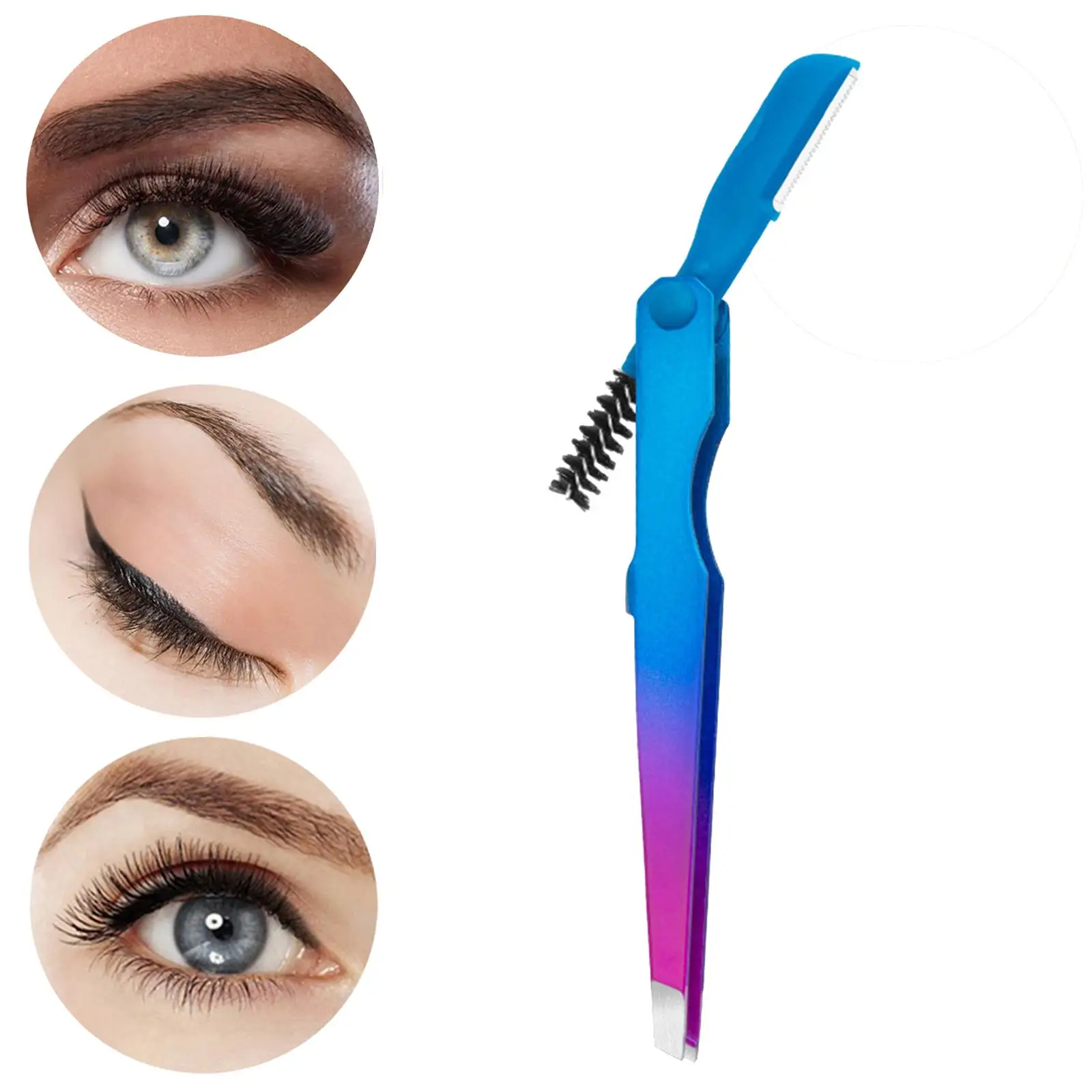 Eyebrow Tweezers Comfortable Grip Multipurpose Makeup Tools Eyebrow Trimmer