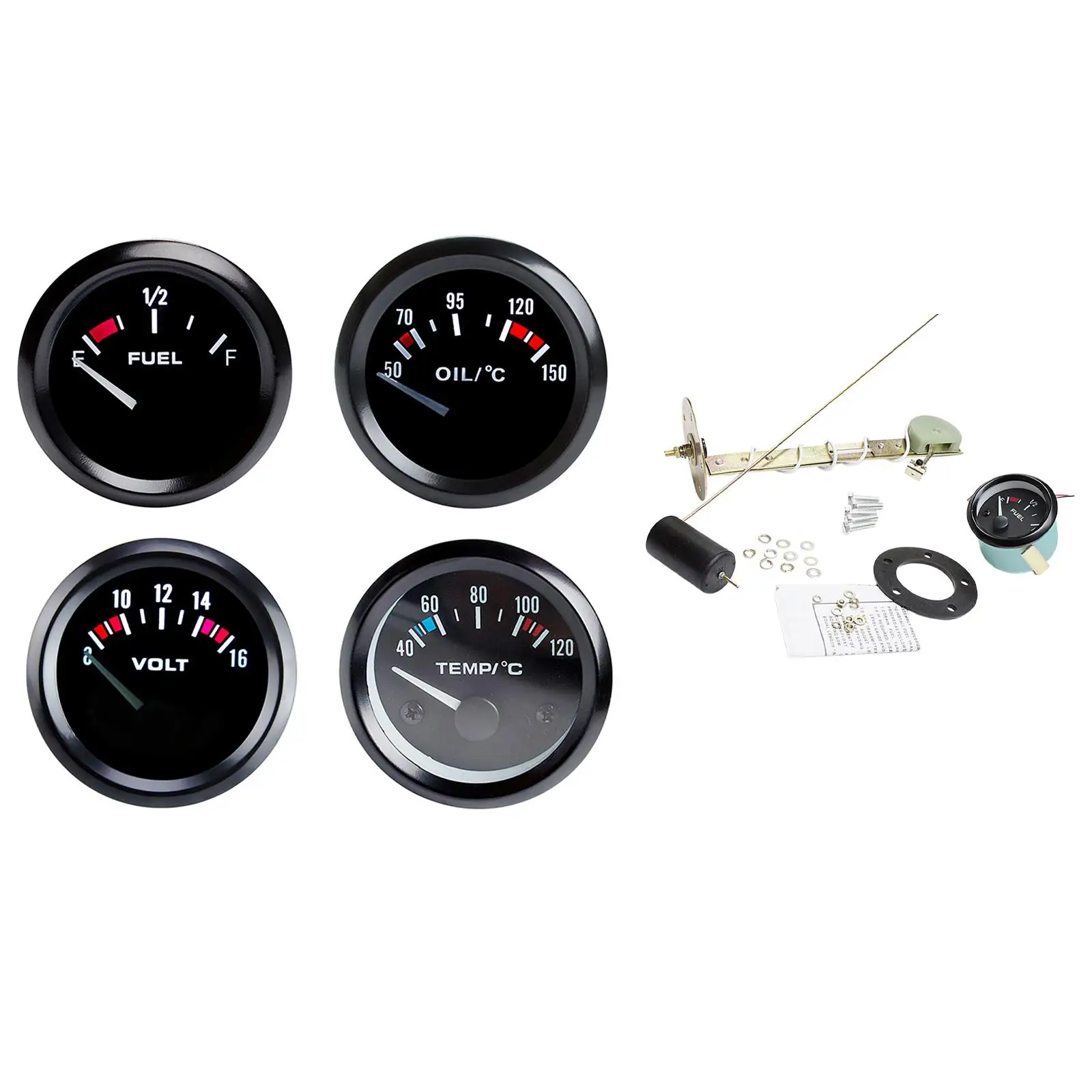 Fuel Gauge Instrument Panel 12V for Durable Spare Parts Replaces