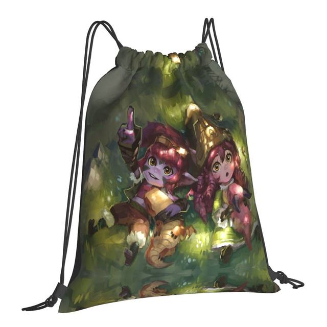 Lulu League Of Legends Lol Game Portable Travel Drawstring Bags Riding Gym  Clothes Storage Backpacks - Drawstring Bags - AliExpress