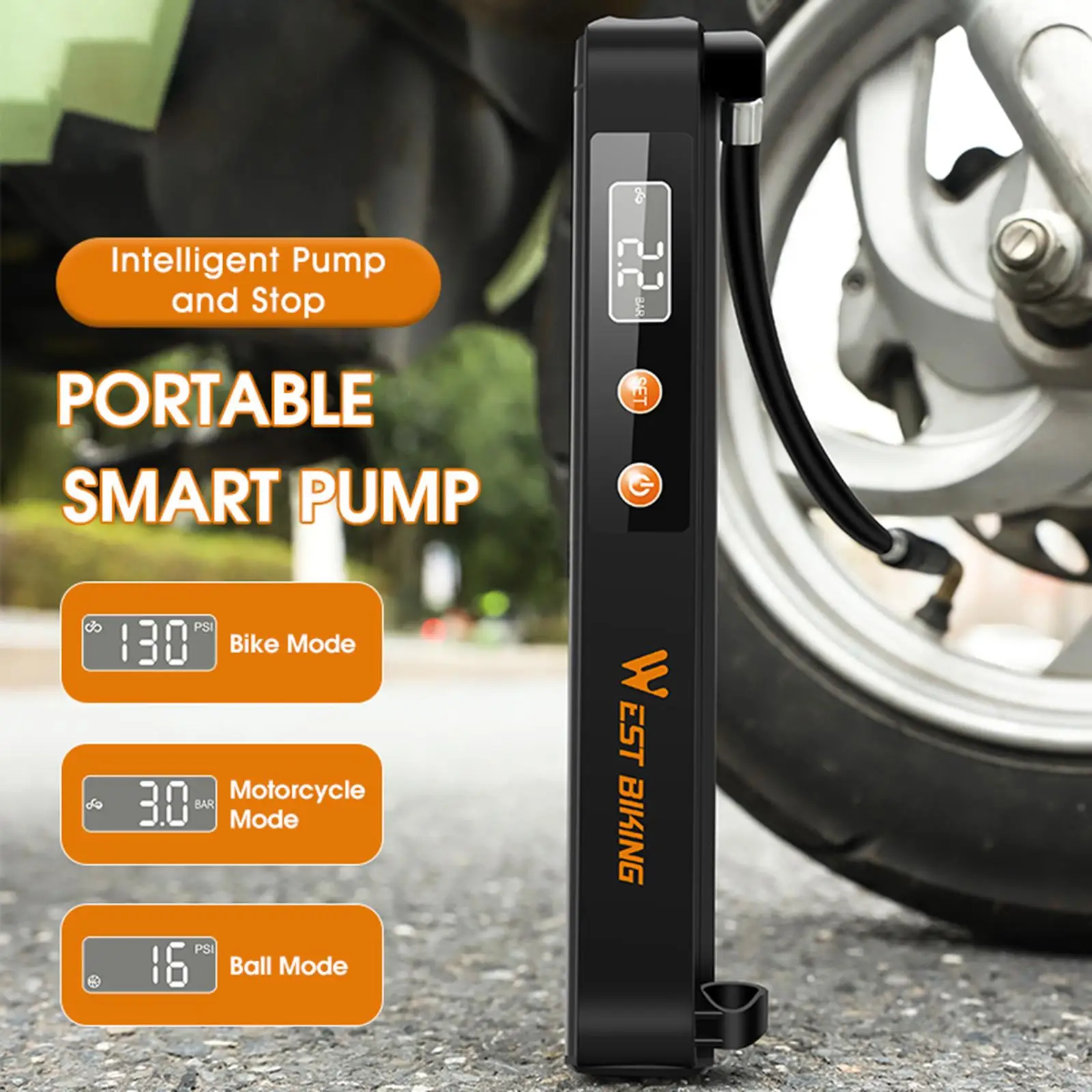  Tyre Inflator Portable Handheld USB for Other  Vehicle