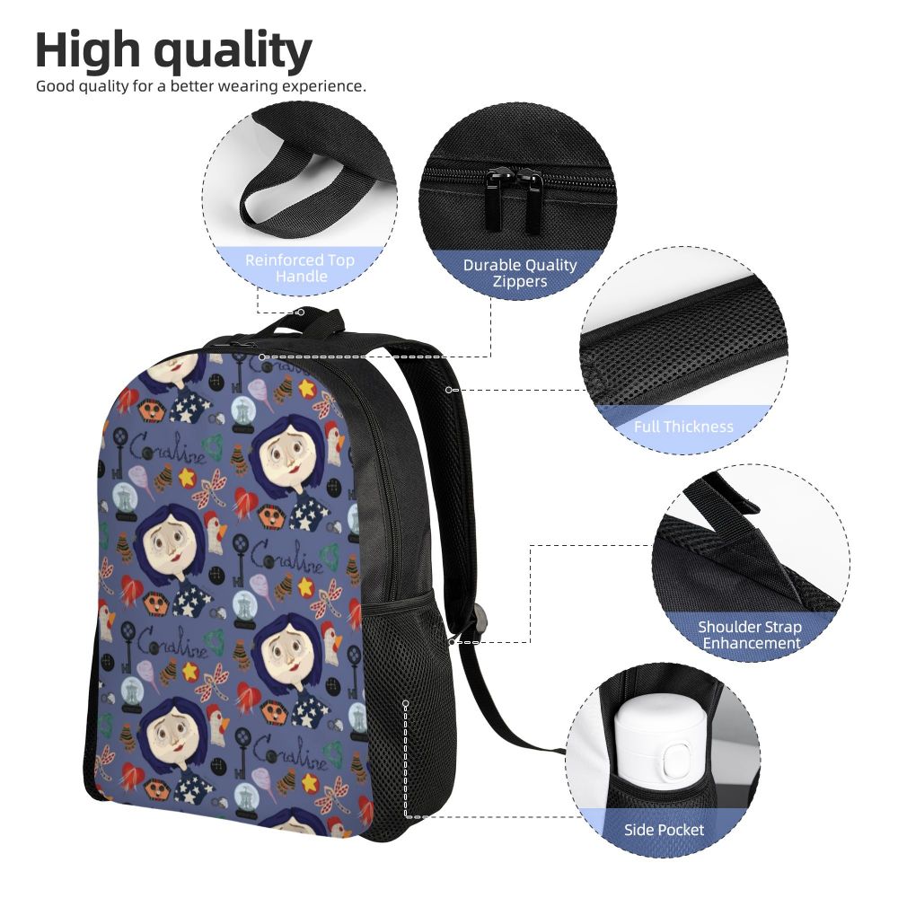 e mulheres, Bookbag básico para a escola,