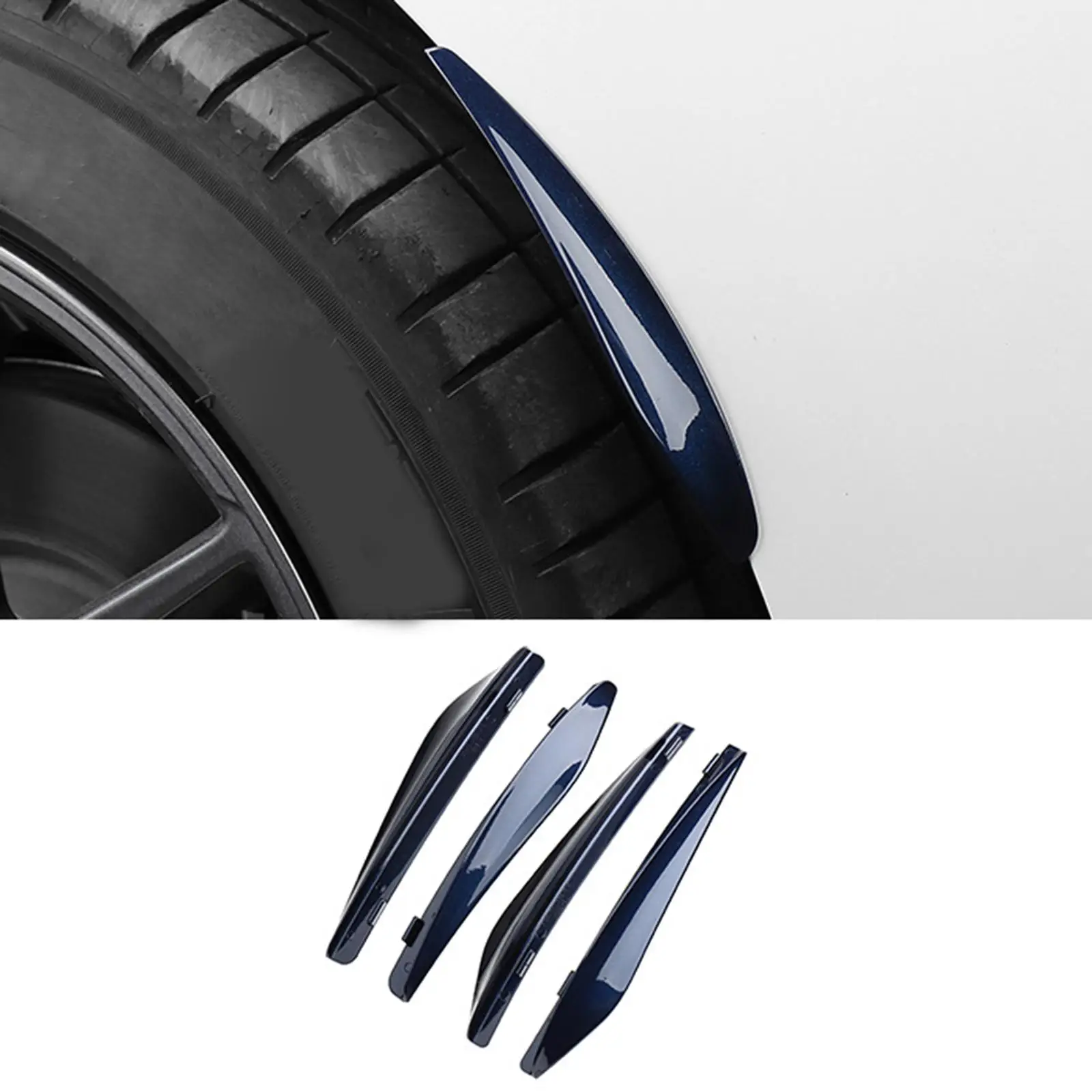 Car Invisible Flaps Flasp ABS Front Rear Wheel Guards Fits for