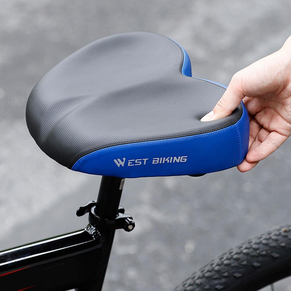 Title 6, MTB Road Bike Saddle Noseless Bike Cushion Wide...