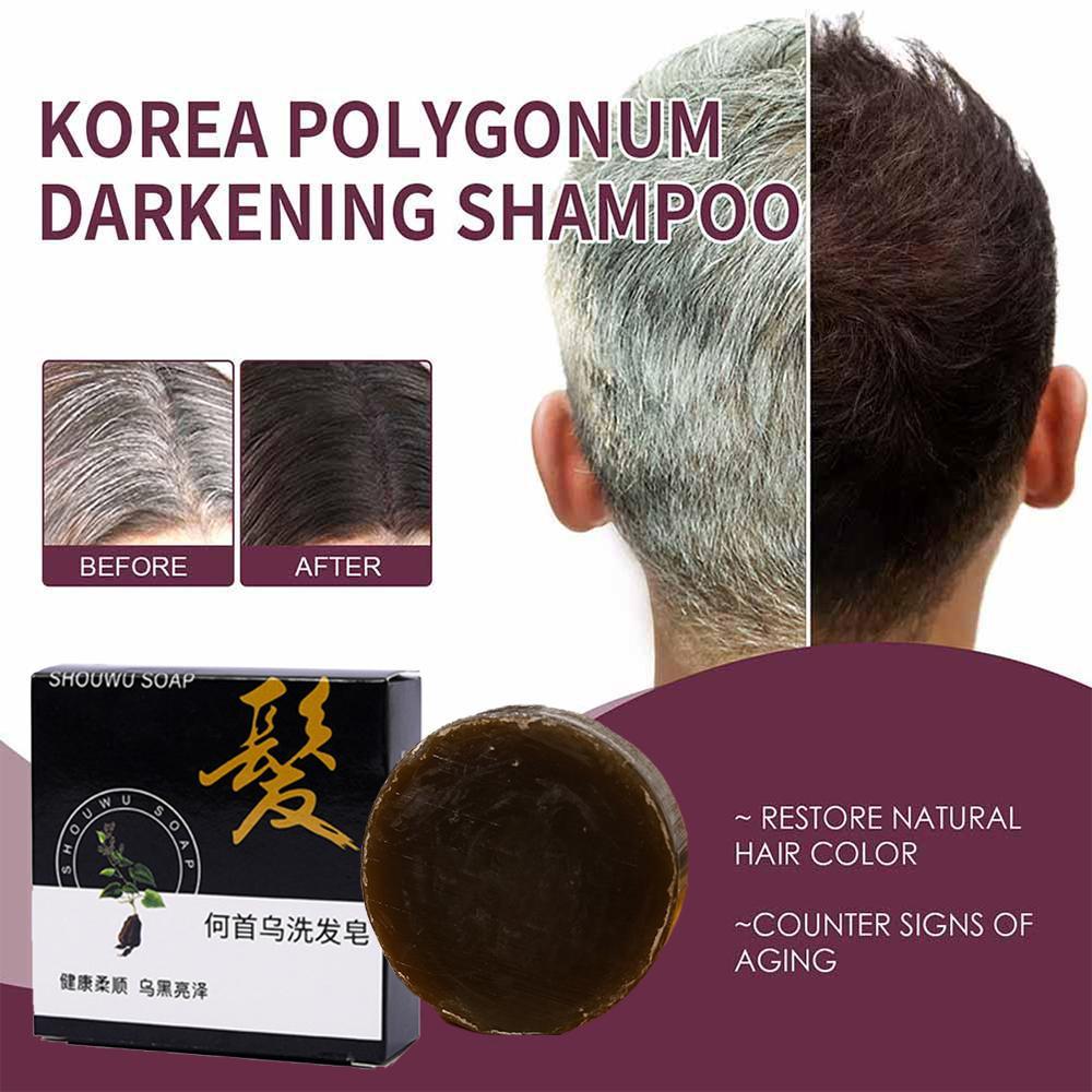 Best of Soap Hair Darkening Shampoo Bar Repair Gray White Hair-Color Dye Face Hair Body Shampoo Natural Organic Hair-Conditioner Reviews & Tips