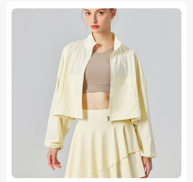 2025 UV-Schutz-Tennisjacke für Damen mit UPF 50+ – Cool – Gefühlsstoff, locker – passgenaues Design für Sport, Fitness und Joggen – Detail 6