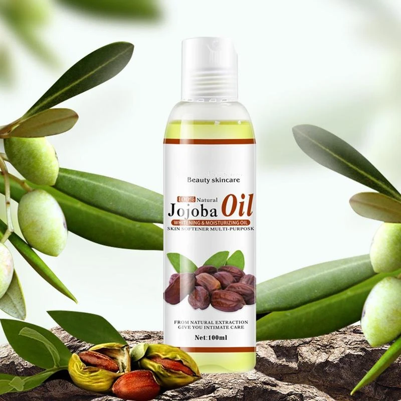 Best of 100ml Brand Natural Organic Jojoba Oil Massage Skin Care Relieve Stress Relaxing Moisturizing Brighten Tone Essential Oil Reviews & Tips