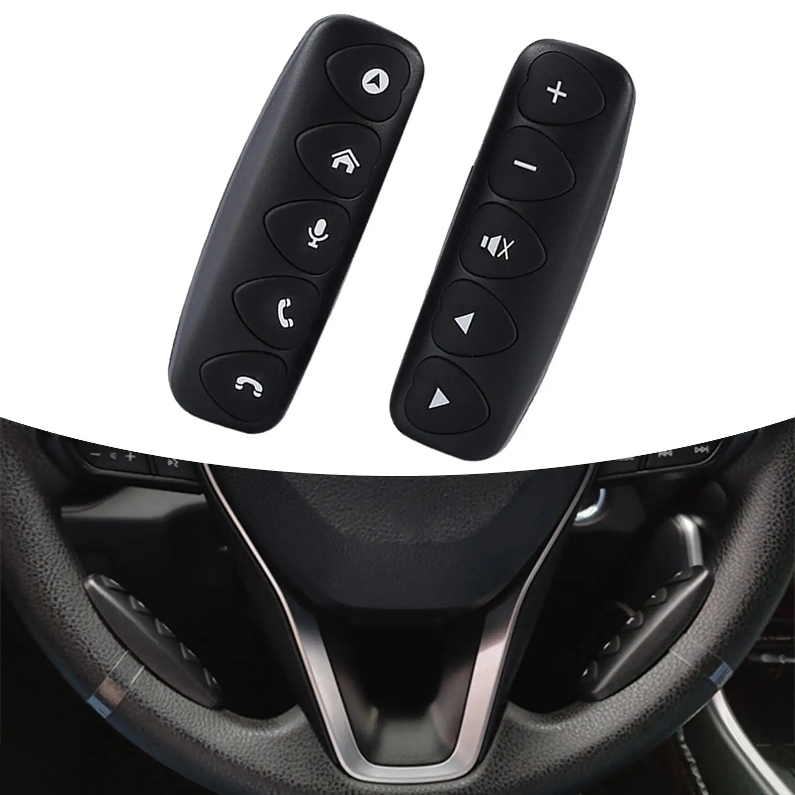 Steering Wheel Controller Backlight Fits for Car Mute Mode