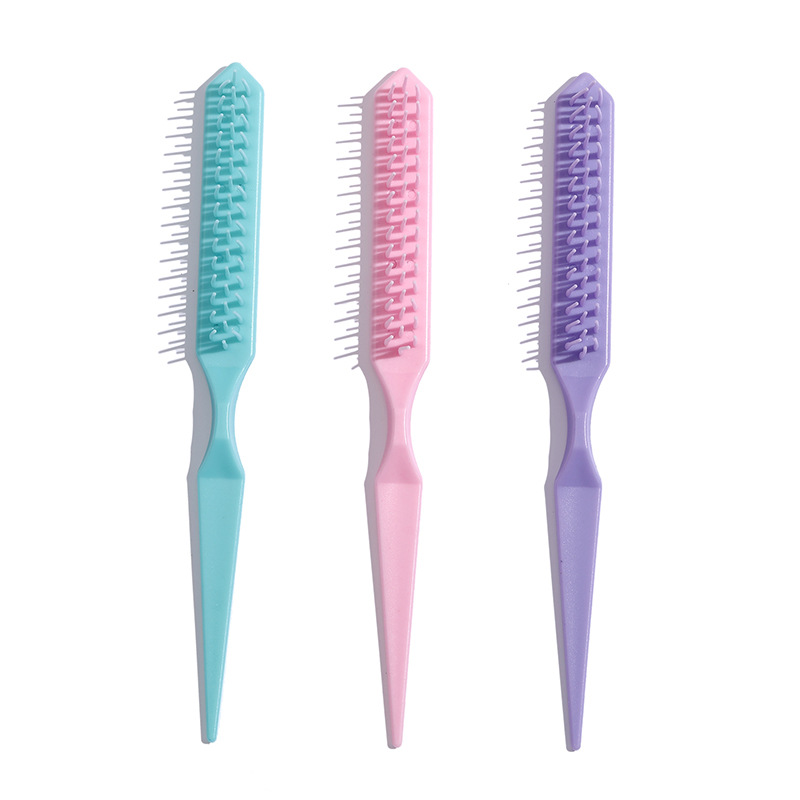 Best of 2022 Point Tail Brush Comb Beauty Salon Hair Coloring Comb Baked Oil Plastic Comb Brush Candy Color Hairdressing Comb Wholesale Reviews & Tips